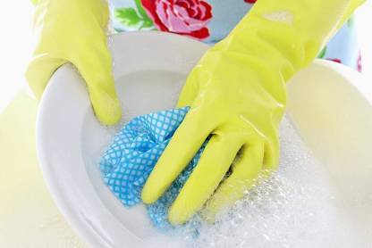 0678 Multipurpose Rubber Reusable Cleaning Gloves - SkyShopy 0678 Multipurpose Rubber Reusable Cleaning Gloves - SkyShopy